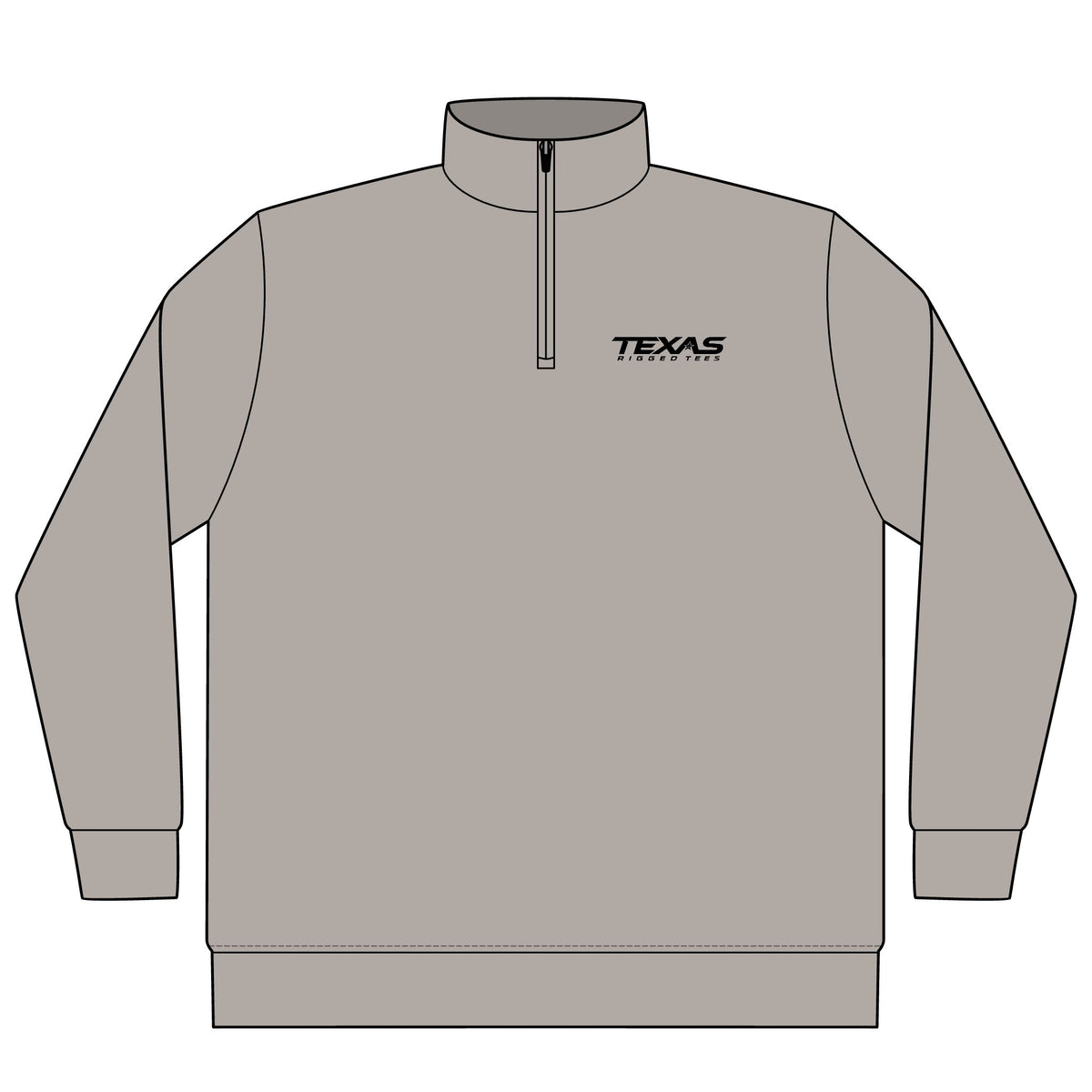 Texas Rigged Tees Unisex Midweight Quarter-Zip Pullover