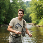 Trout on the Fly — Unisex DryBlend® T-Shirt