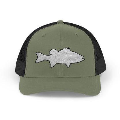 Bass Silhouette — Embroidered Baseball Cap