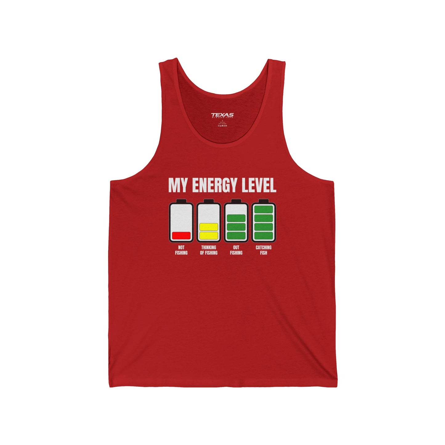 My Energy Level — Unisex Cotton Tank