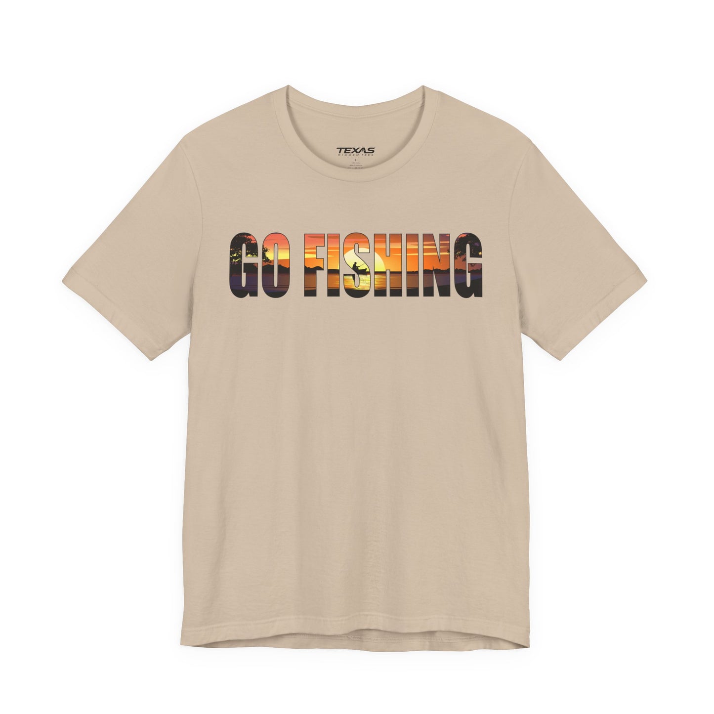 Go Fishing — Unisex Cotton Tee