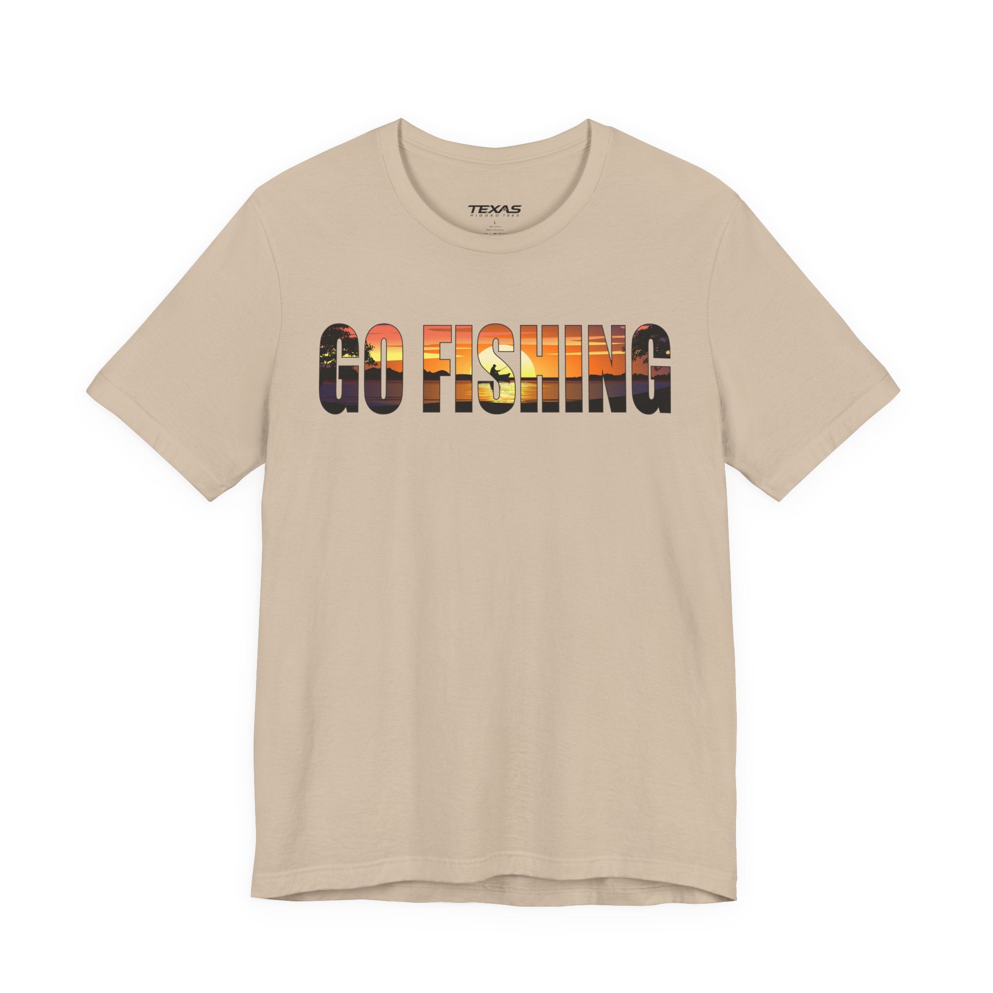 Go Fishing — Unisex Cotton Tee