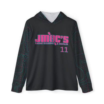 Robertson #11 - JMOC's Baseball Jersey Contour Lines Sleeves Black & Pink