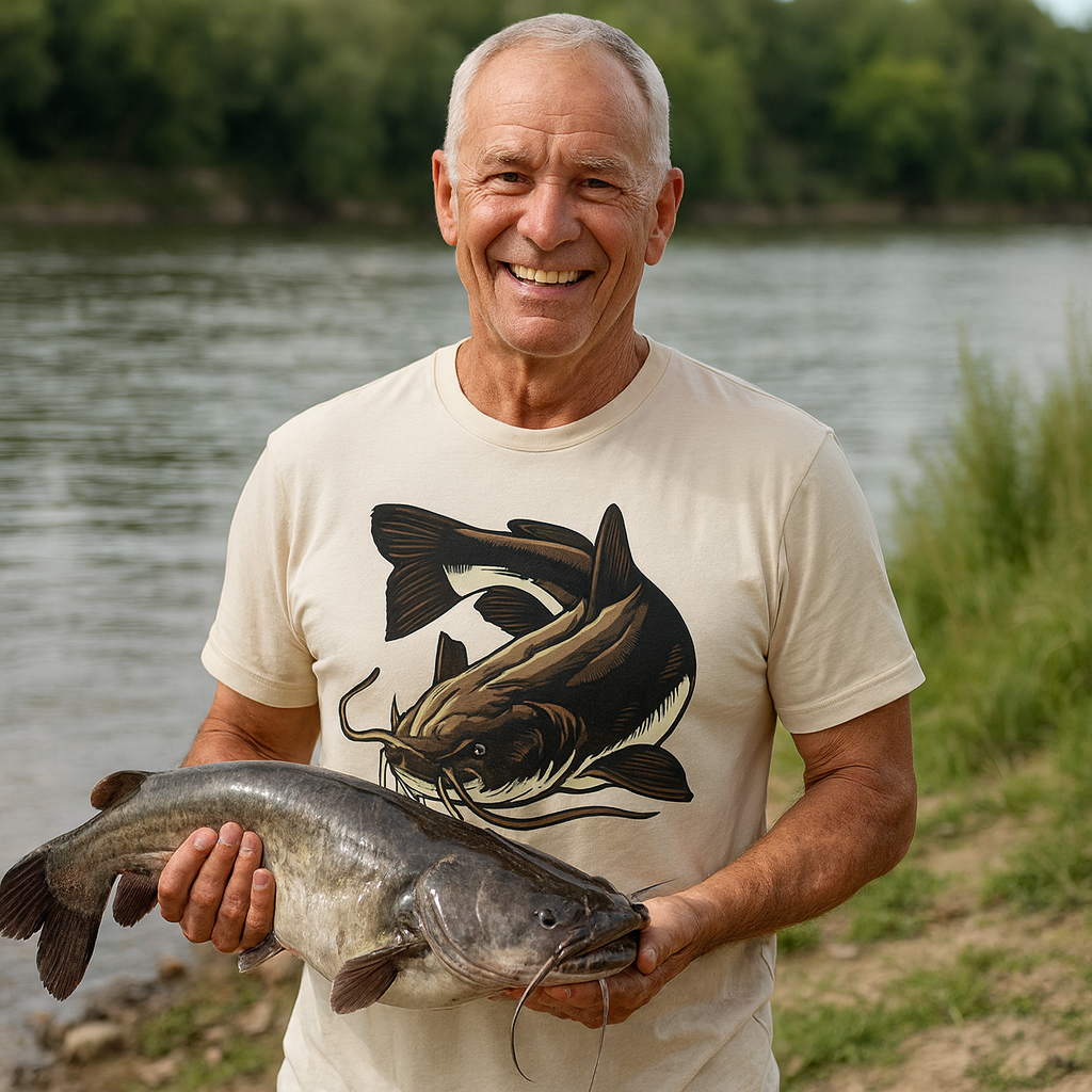 Mean Ol’ Catfish — Unisex DryBlend® T-Shirt