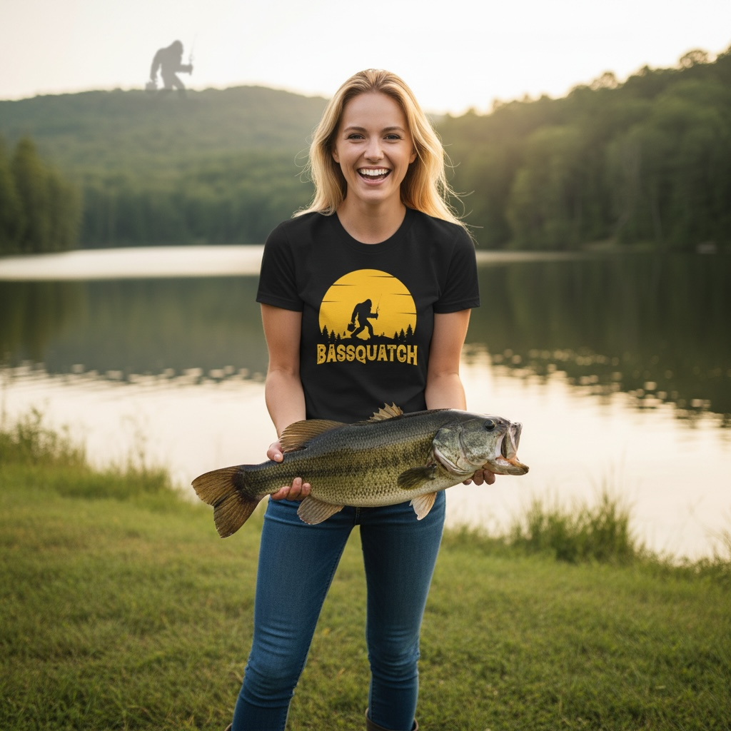 Bassquatch — Unisex DryBlend® T-Shirt