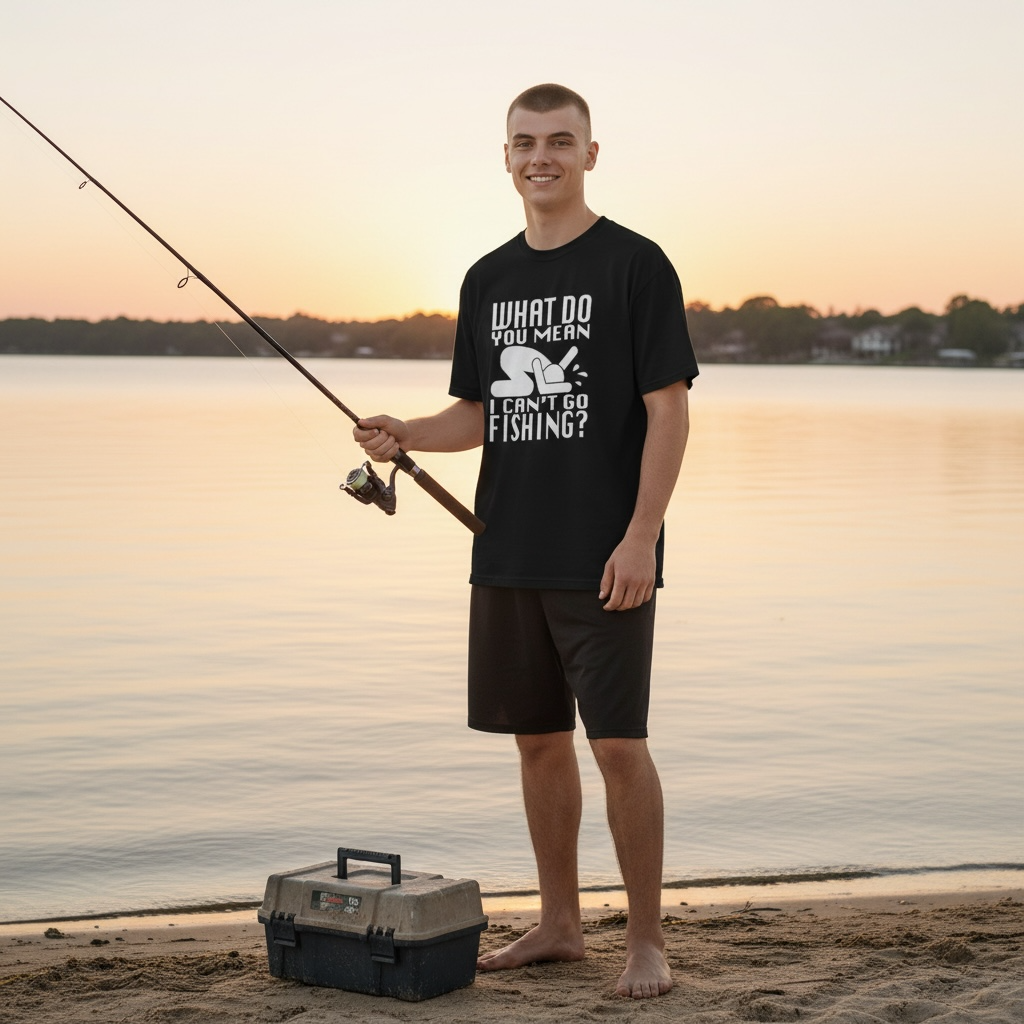 What Do You Mean I Can't Go Fishing? — Unisex DryBlend® T-Shirt