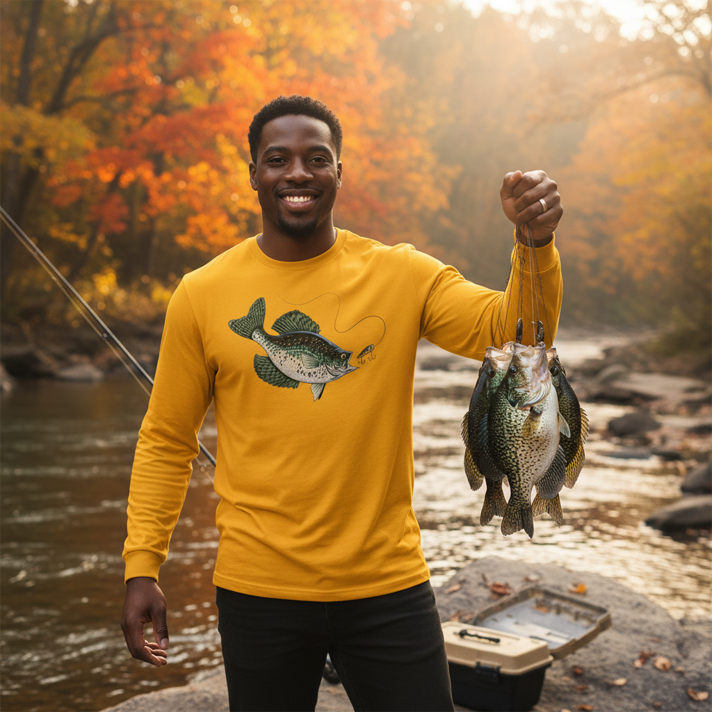 Crappie — Unisex Long Sleeve T-Shirt